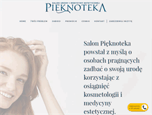 Tablet Screenshot of pieknoteka.pl